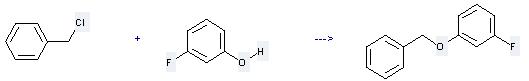 3-Fluorophenol can be used to produce 3-fluorophenyl benzyl ether by heating